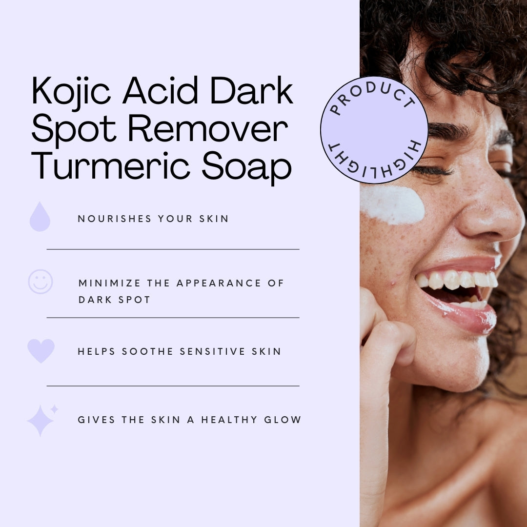 Collawave - Kojic Acid Dark Spot Remover Turmeric Soap